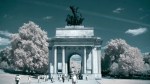 unseen light - wellington arch london infrared