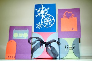 xmas cards and presents