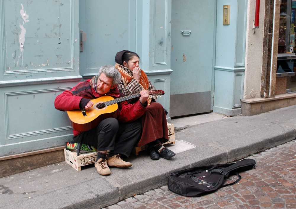 Street Buskers rue mouffetard paris