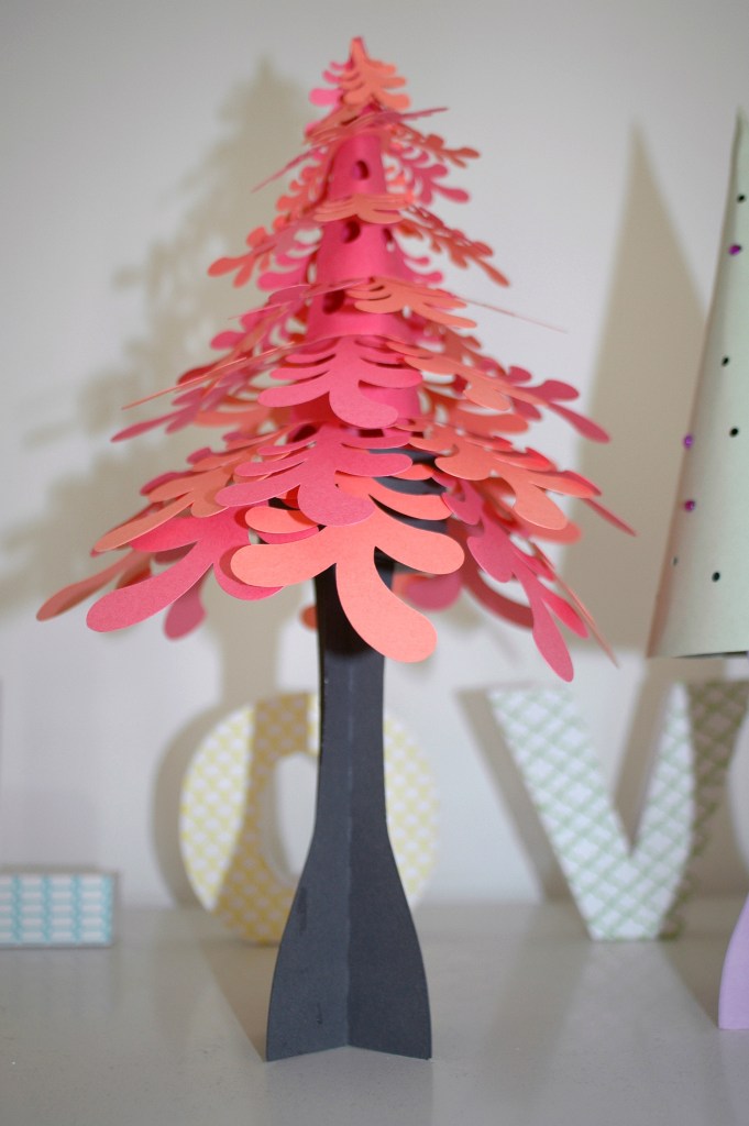 paper cut trees