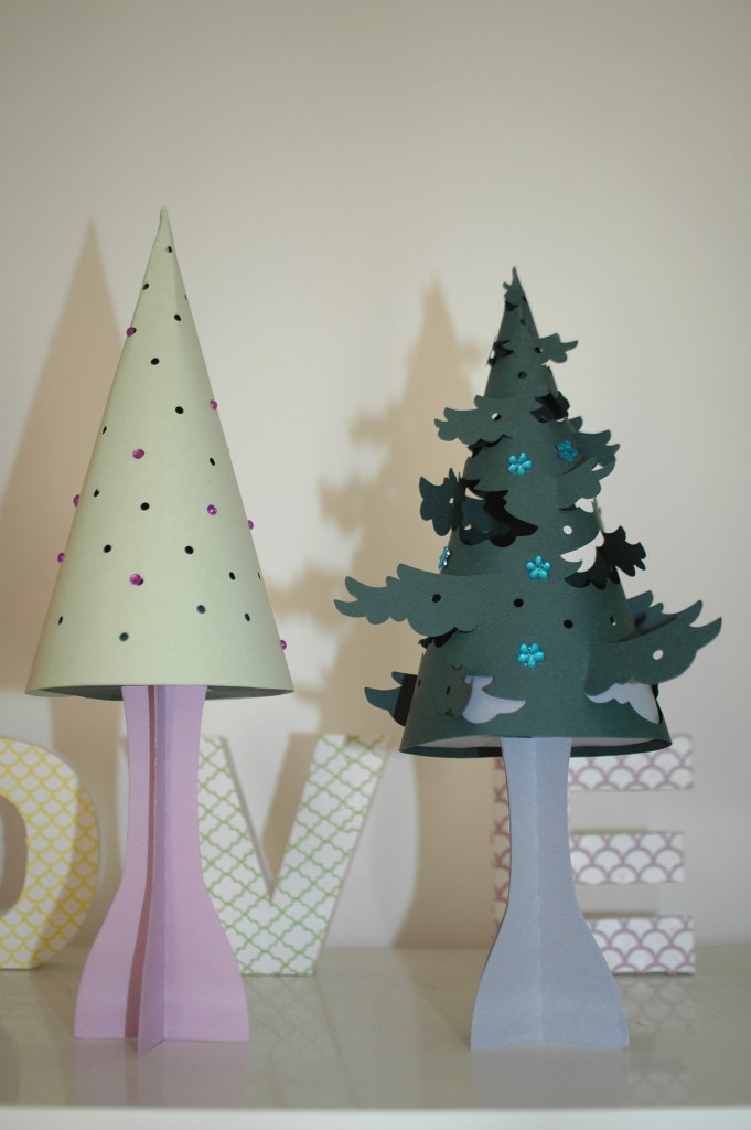 paper cut trees