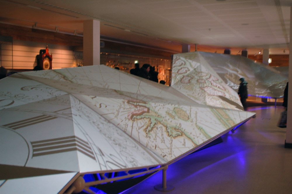 Voyagers exhibition installation