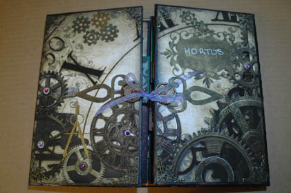 Kathy orta folio mini album dcwv tattered time