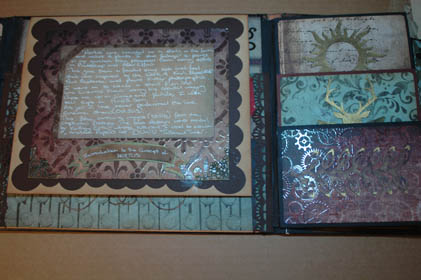 Kathy orta folio mini album dcwv tattered time