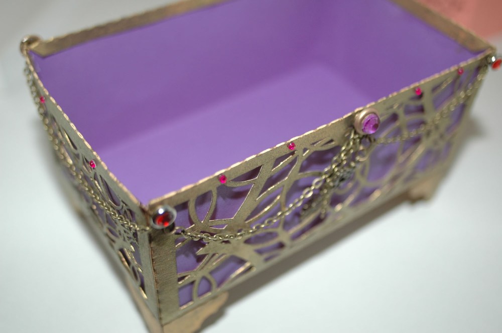 altered desk decor box