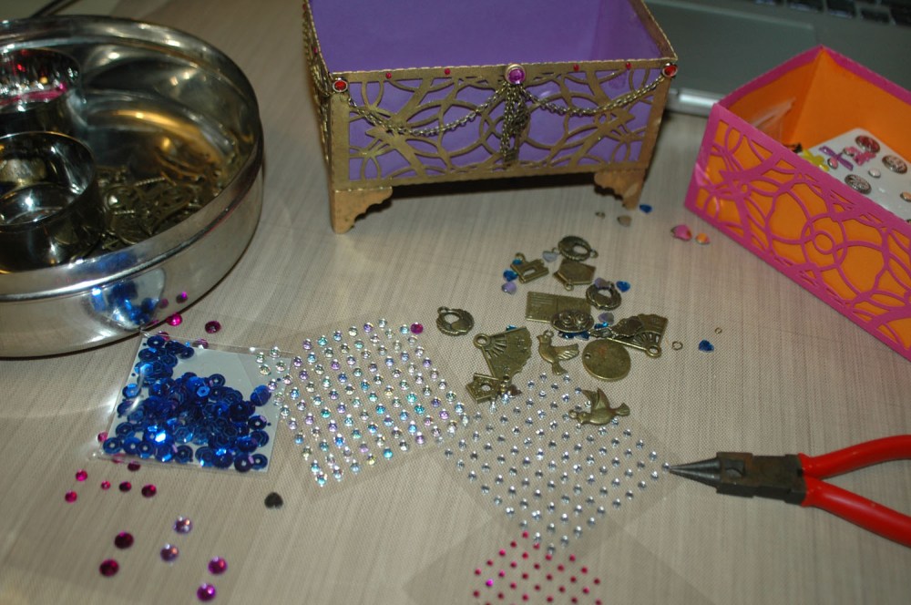 altered desk decor box