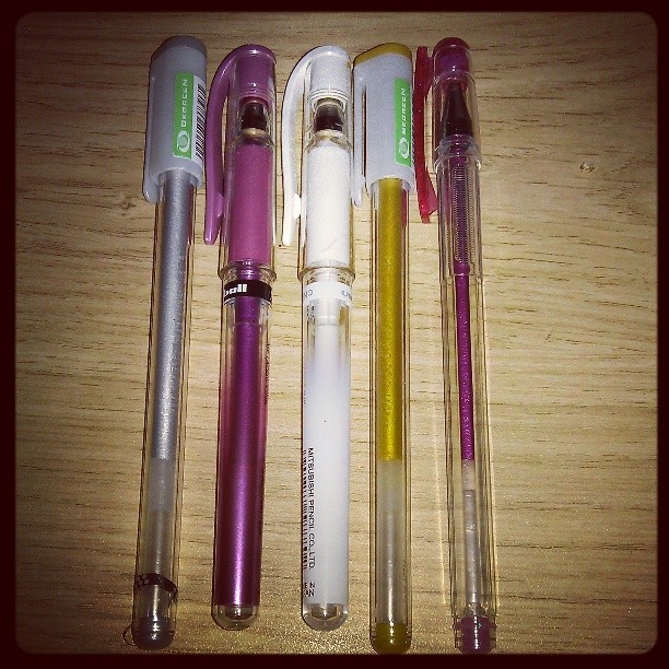 gel pens