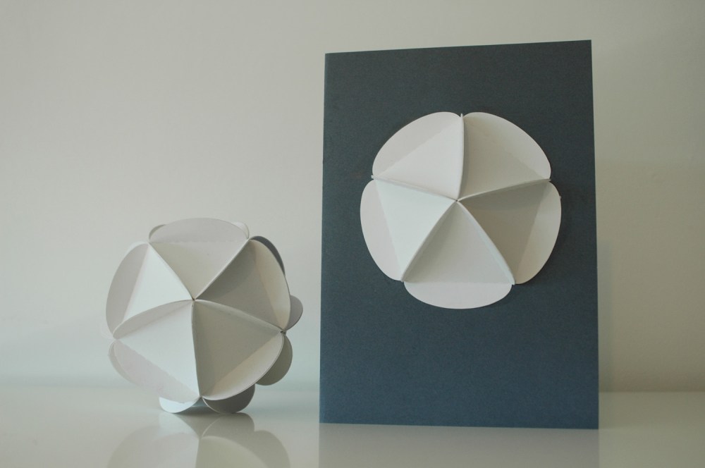 geometric card small