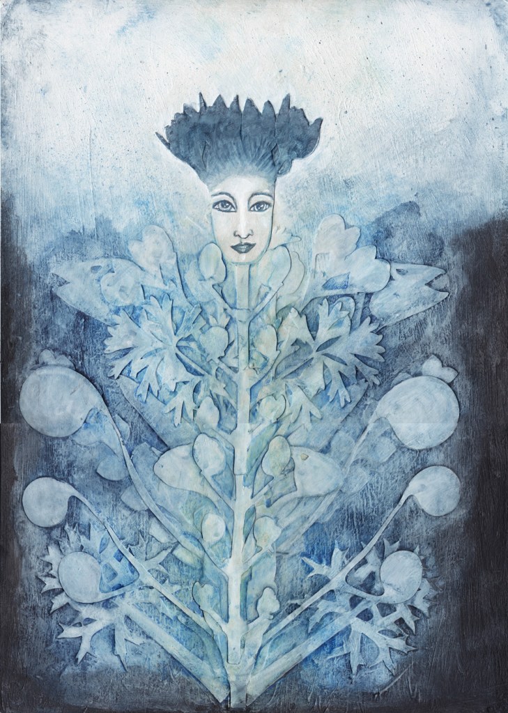 Karl blossfeldt papercut collage joanne seale