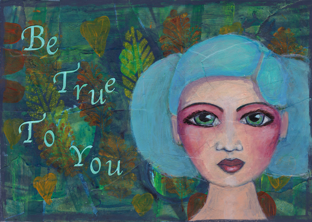 be true to you art painting joanne seale