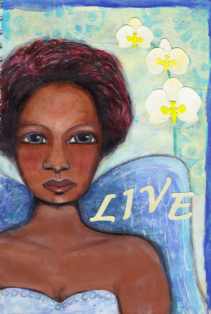 live art journal page joanne seale