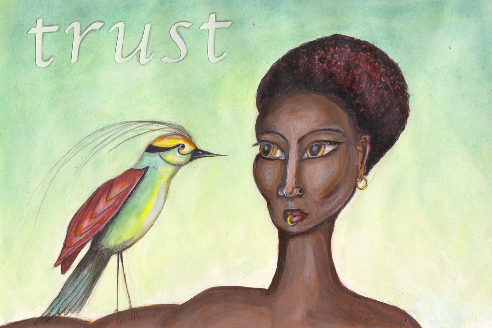 art journal trust bird joanne seale