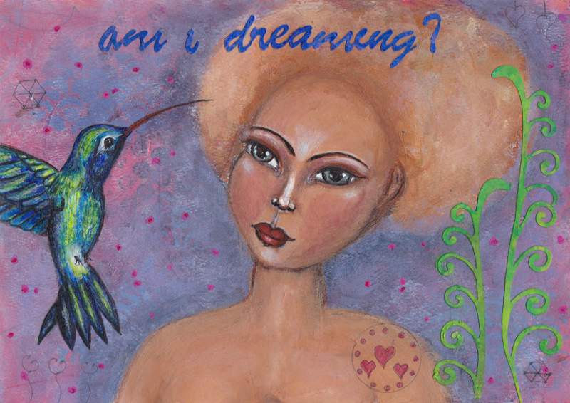 Melia wood nymph painting joanne seale