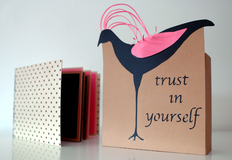feathered delight bird box mini album svg cutting file