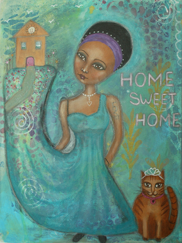home sweet home painting joanne seale