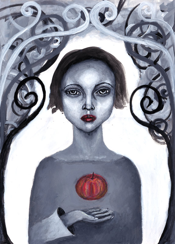 snow white painting art joanne seale