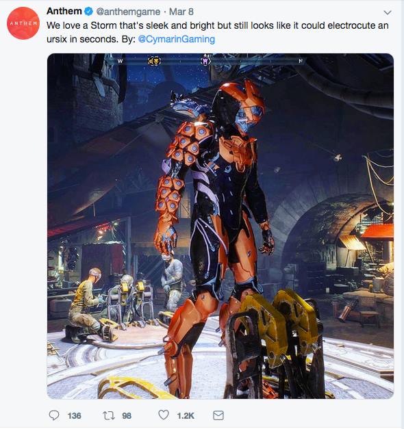 Anthem bioware international womens day