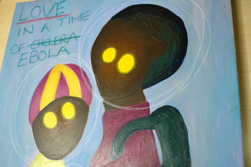 love in a time of ebola painting art joanne seale