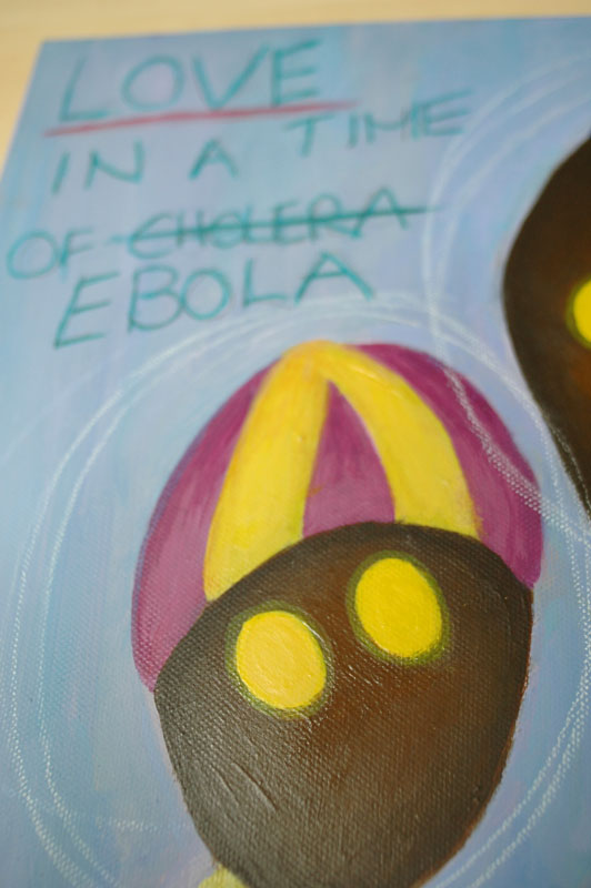 love in a time of ebola painting art joanne seale