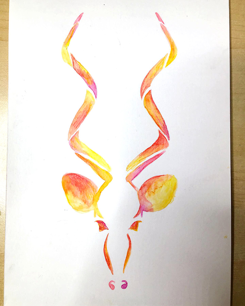 watercolor pencil kudu tutorial joanne seale