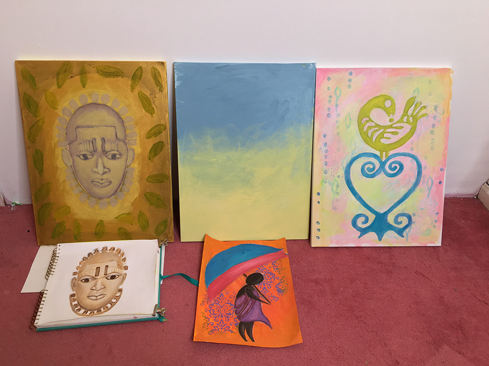 work in progress art painting joanne seale