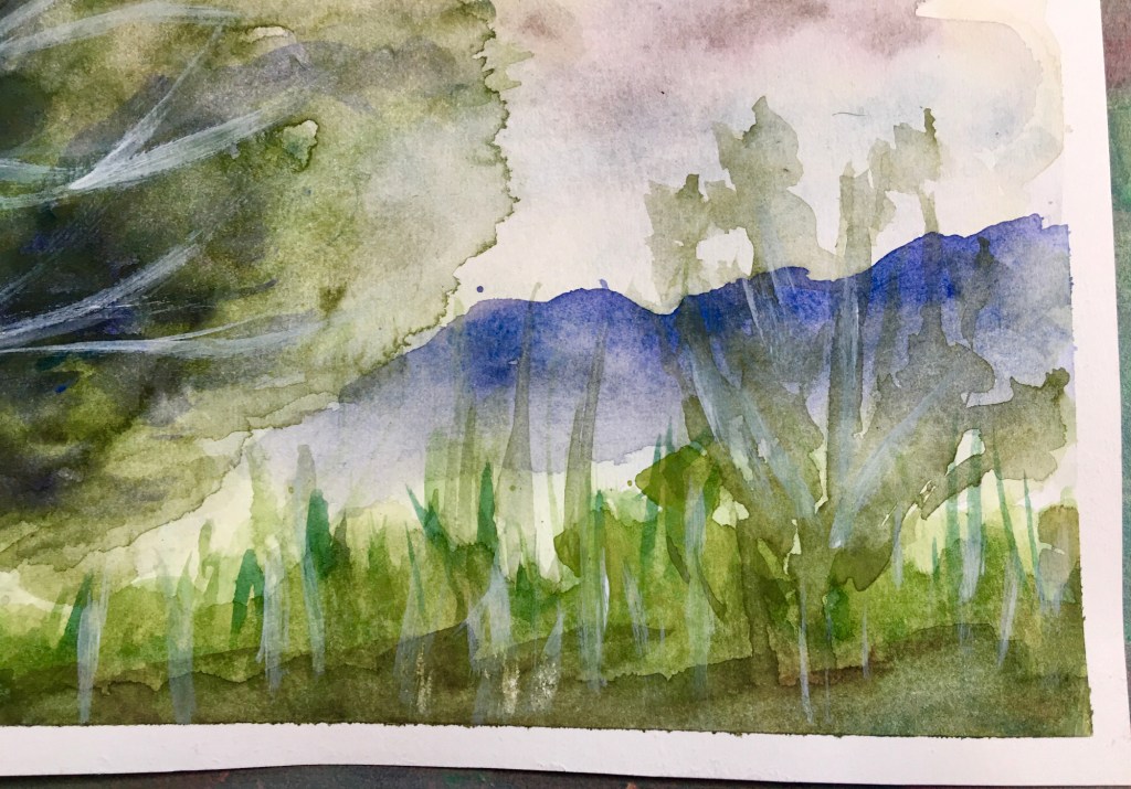 watercolour landscape painting joanne seale art