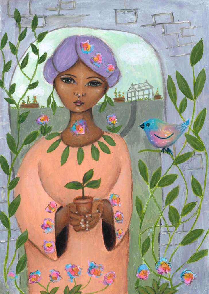 The gardener painting joanne seale